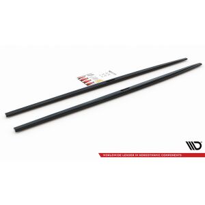 Maxton Design Seitenschweller Ansatz für Audi A7 C8 S-Line / S7 C8 schwarz Hochglanz