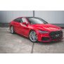 Maxton Design Seitenschweller Ansatz für Audi A7 C8 S-Line / S7 C8 schwarz Hochglanz