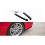 Maxton Design Heck Ansatz Flaps Diffusor für Audi S7 C8 schwarz Hochglanz