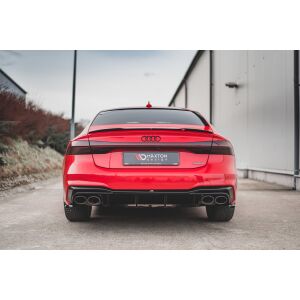 Maxton Design Heckdiffusor Ansatz für Audi S7 C8 schwarz Hochglanz