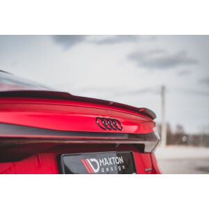 Maxton Design Spoiler CAP für Audi A7 C8 / C8 S-Line / S7 C8 / RS7 C8 schwarz Hochglanz