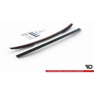 Maxton Design Spoiler CAP für Audi A7 C8 / C8 S-Line / S7 C8 / RS7 C8 schwarz Hochglanz