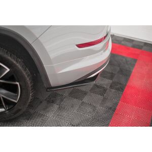 Maxton Design Heck Ansatz Flaps Diffusor für Skoda Kodiaq Mk1 Sportline schwarz Hochglanz