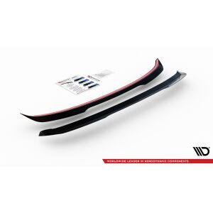 Maxton Design Spoiler CAP V.1 / V1 für Skoda Kodiaq Mk1 Sportline/RS schwarz Hochglanz