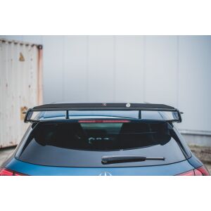 Maxton Design Spoiler CAP für Mercedes A35 AMG  Hatchback W177  schwarz Hochglanz