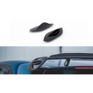 Maxton Design Spoiler Seitenerweiterungen Mercedes A35 AMG  Hatchback W177  schwarz Hochglanz