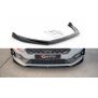 Maxton Design Front Ansatz V.4 / V4 für Ford Fiesta Mk8 ST / ST-Line schwarz Hochglanz