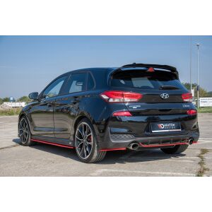 Maxton Design Heck Ansatz Flaps Diffusor V.2 / V2 für Hyundai I30 N Mk3 Hatchback