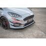 Maxton Design Front Ansatz V.7 / V7 für Ford Fiesta Mk8 ST / ST-Line schwarz Hochglanz