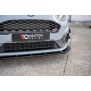 Maxton Design Front Ansatz V.7 / V7 für Ford Fiesta Mk8 ST / ST-Line schwarz Hochglanz