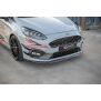Maxton Design Front Ansatz V.6 / V6 für Ford Fiesta Mk8 ST / ST-Line schwarz Hochglanz