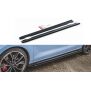 Maxton Design Seitenschweller Ansatz für V.4 / V4 Hyundai I30 N Mk3 / Mk3 FL Hatchback/ Fastback schwarz Hochglanz