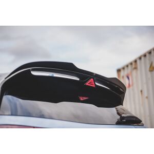 Maxton Design Spoiler CAP V.2 / V2 für Hyundai I30 N Mk3 / Mk3 FL Hatchback schwarz Hochglanz