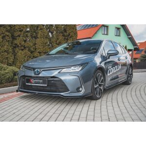 Maxton Design Front Ansatz für Toyota Corolla XII Limousine  schwarz Hochglanz