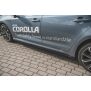 Maxton Design Seitenschweller Ansatz für Toyota Corolla XII Limousine schwarz Hochglanz