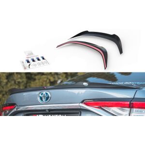 Maxton Design Spoiler CAP für Toyota Corolla XII Limousine schwarz Hochglanz