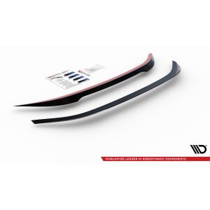 Maxton Design Spoiler CAP für Toyota Corolla XII Limousine schwarz Hochglanz