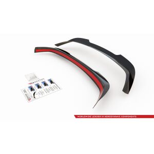 Maxton Design Spoiler CAP für Toyota Corolla XII Hatchback schwarz Hochglanz