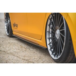 Maxton Design Seitenschweller Ansatz für V.1 / V1 für VW Golf 8 schwarz Hochglanz