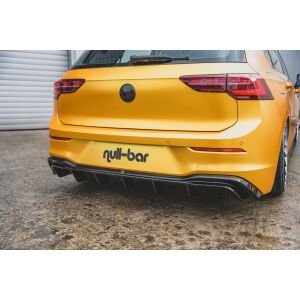 Maxton Design Heckdiffusor Ansatz für VW Golf 8 schwarz Hochglanz