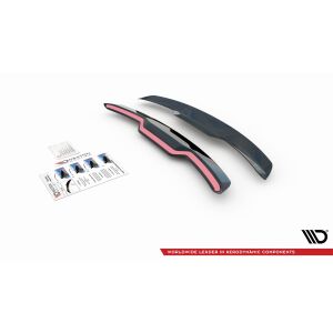 Maxton Design Spoiler CAP V.2 / V2 für Audi RS3 8V / 8V FL Sportback schwarz Hochglanz