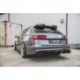 Maxton Design Heckdiffusor Ansatz für Audi S6 / A6 S-Line C7 FL schwarz Hochglanz