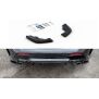 Maxton Design Heck Ansatz Flaps Diffusor V.3 / V3 für BMW 1er F40 M-Paket/ M135i schwarz Hochglanz