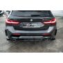 Maxton Design Heck Ansatz Flaps Diffusor V.3 / V3 für BMW 1er F40 M-Paket/ M135i schwarz Hochglanz