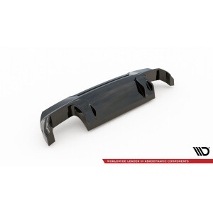 Maxton Design Heckdiffusor Ansatz V.2 / V2 für BMW 1er F40 M-Paket/ M135i schwarz Hochglanz