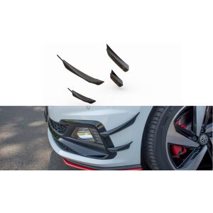 Maxton Design Stoßstangenflügel vorne (Canards) VW Polo GTI Mk 6