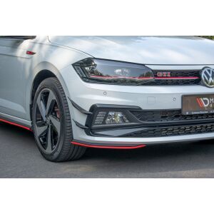 Maxton Design Stoßstangenflügel vorne (Canards) VW Polo GTI Mk 6