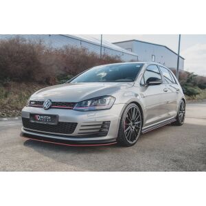 Maxton Design Robuste Racing Seitenschweller Ansatz für für VW Golf 7 GTI