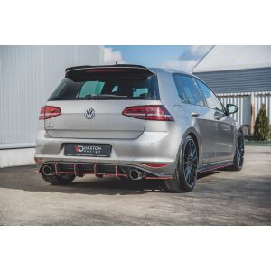 Maxton Design Robuste Racing Seitenschweller Ansatz für für VW Golf 7 GTI