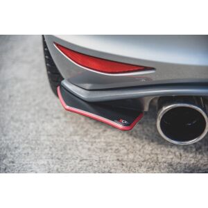 Maxton Design Robuste Racing Heck Ansatz Flaps Diffusor für L + R V.2 / V2 VW Golf 7 GTI