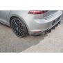 Maxton Design Robuste Racing Heck Ansatz Flaps Diffusor für L + R V.2 / V2 VW Golf 7 GTI