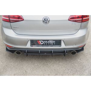 Maxton Design Heck Ansatz Flaps Diffusor V.2 / V2 für VW Golf 7 GTI