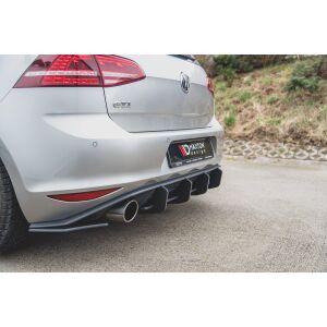 Maxton Design Heck Ansatz Flaps Diffusor V.2 / V2 für VW Golf 7 GTI