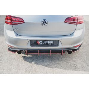 Maxton Design Heck Ansatz Flaps Diffusor V.2 / V2 für VW Golf 7 GTI