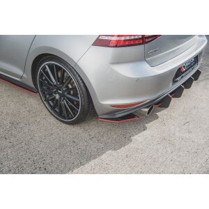 Maxton Design Heck Ansatz Flaps Diffusor V.2 / V2 für VW Golf 7 GTI