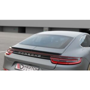 Maxton Design Spoiler CAP für Porsche Panamera Turbo / GTS 971 schwarz Hochglanz