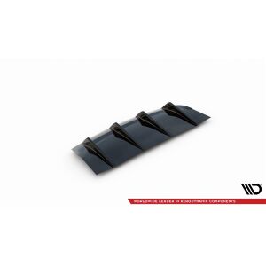 Maxton Design Heckdiffusor Ansatz für Porsche Panamera Turbo 971 schwarz Hochglanz