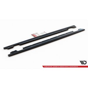 Maxton Design Seitenschweller Ansatz für Porsche Panamera Turbo / GTS 971 schwarz Hochglanz