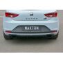 Maxton Design Heckdiffusor Ansatz für Seat Leon III Cupra schwarz Hochglanz