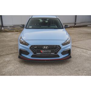 Maxton Design Robuste Racing Front Ansatz für passend für Hyundai I30 N Mk3 Hatchback / Fastback