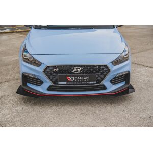 Maxton Design Flaps Hyundai I30 N Mk3 Hatchback / Fastback schwarz Hochglanz