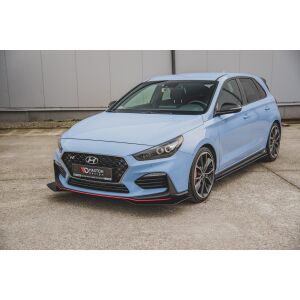 Maxton Design Flaps Hyundai I30 N Mk3 Hatchback / Fastback schwarz Hochglanz