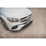 Maxton Design Front Ansatz V.1 / V1 für Mercedes-Benz E63 AMG Kombi/Limousine S213/W213 schwarz Hochglanz
