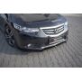 Maxton Design Front Ansatz für Honda Accord VIII (CU Series) Facelift schwarz Hochglanz