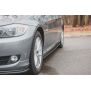 Maxton Design Seitenschweller Ansatz für BMW 3er E90/E91 Facelift schwarz Hochglanz