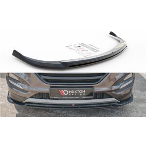 Maxton Design Front Ansatz für Hyundai Tucson Mk3 schwarz Hochglanz